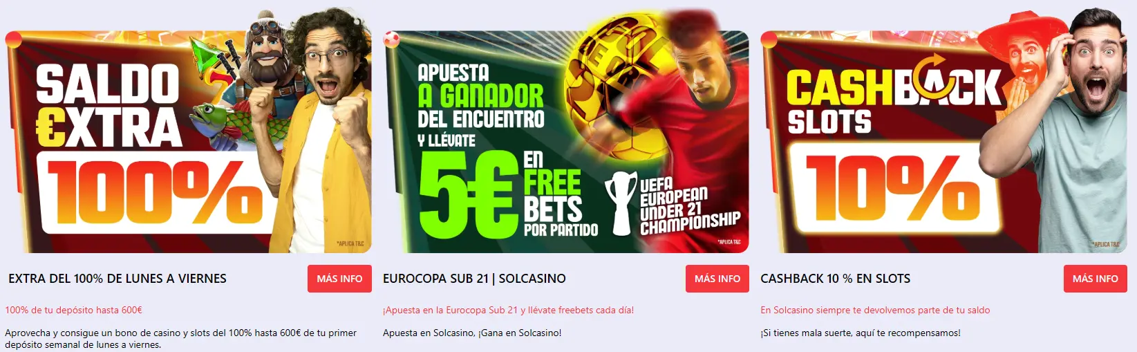 Sol Casino promociones de apuestas gratis